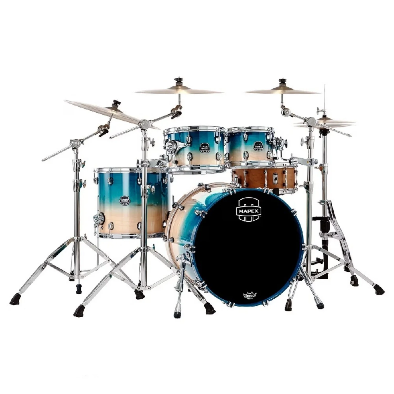 Mapex SR529X Saturn 4 Piece Hybrid Shell Pack Acoustic Drum Set - Image 4