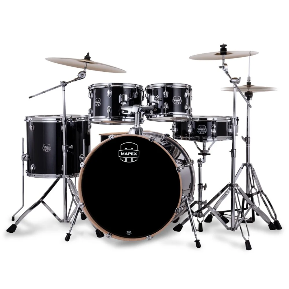 Mapex Venus 5 Piece Acoustic Drum Set with Hardware & Throne - Image 5