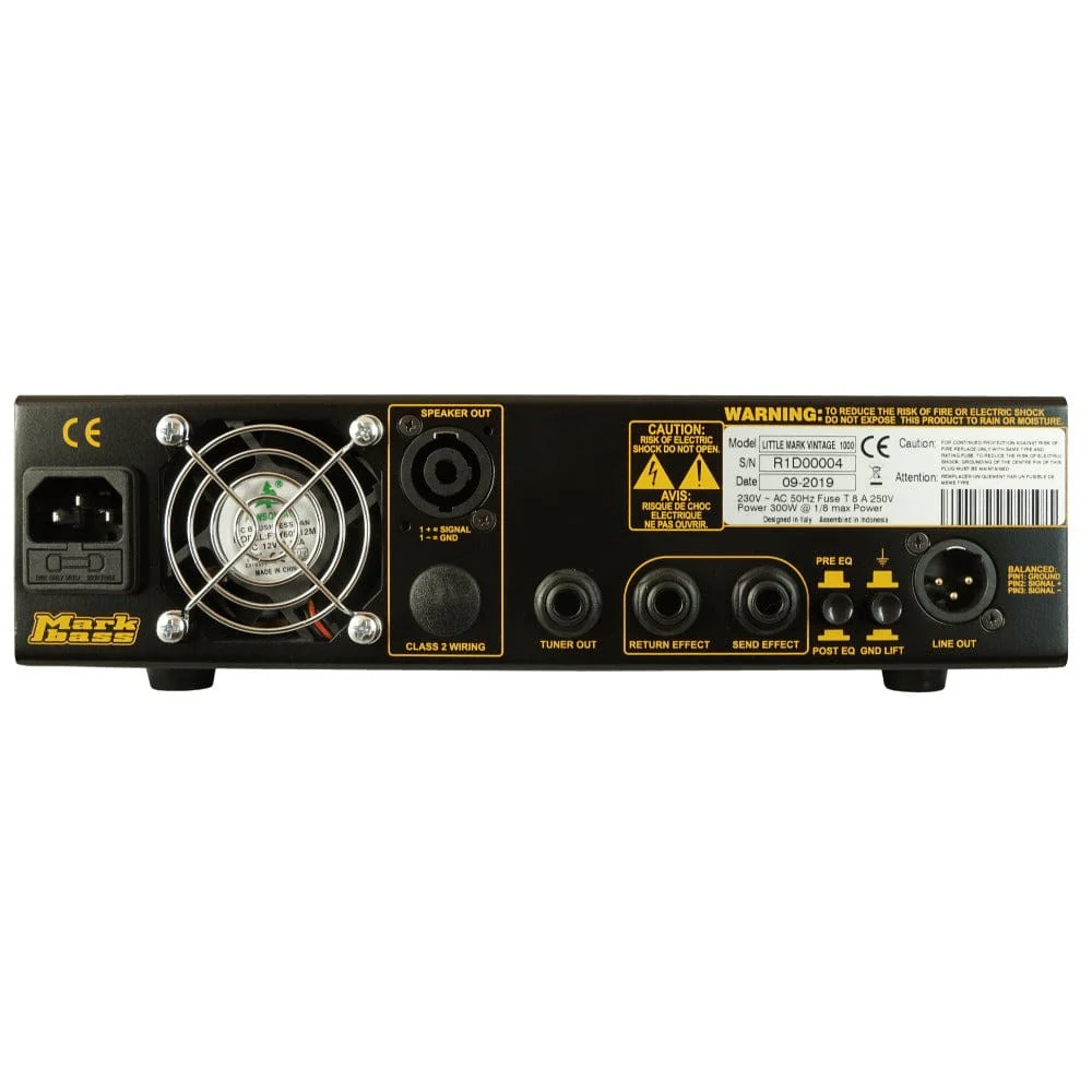 Mark Bass Little Mark Vintage 1000 Gold Series Amplifier Head - Image 5
