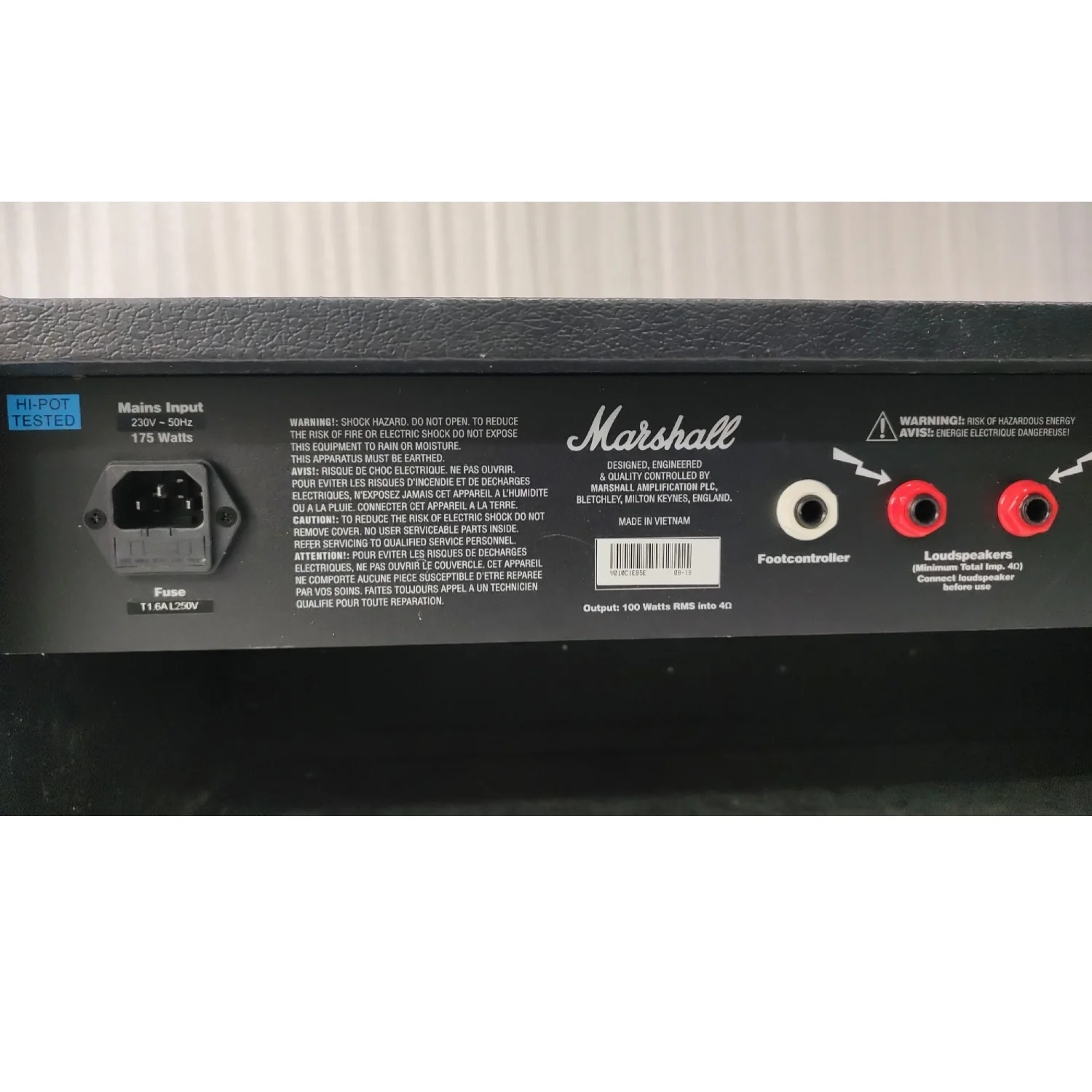 Marshall MG4 Series MG100HFX 100W Guitar Amplifier Head - Open Box - Image 7