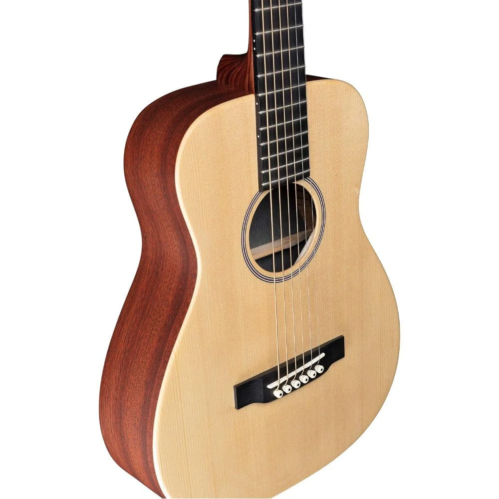 Martin LX1E Little Martin Electro Acoustic Guitar with Gig Bag - Natural - Image 3