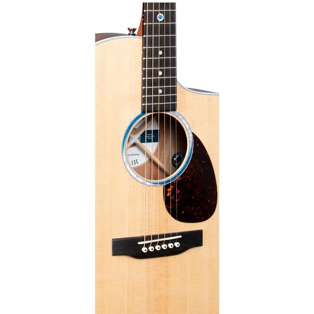 Martin SC-13E Cutaway Electro Acoustic Guitar With Soft Case- Natural - Image 4