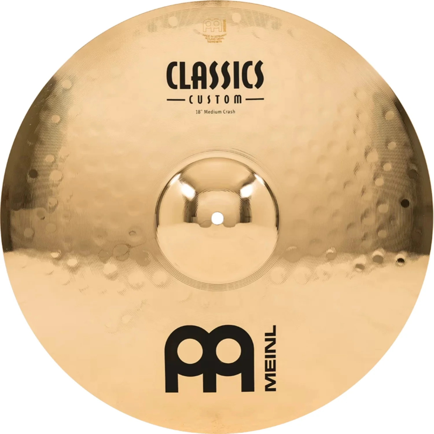 Meinl CC-CS1 Classics Custom Brilliant 14"HiHat 18"Crash 20" Ride Cymbals Set - Image 5
