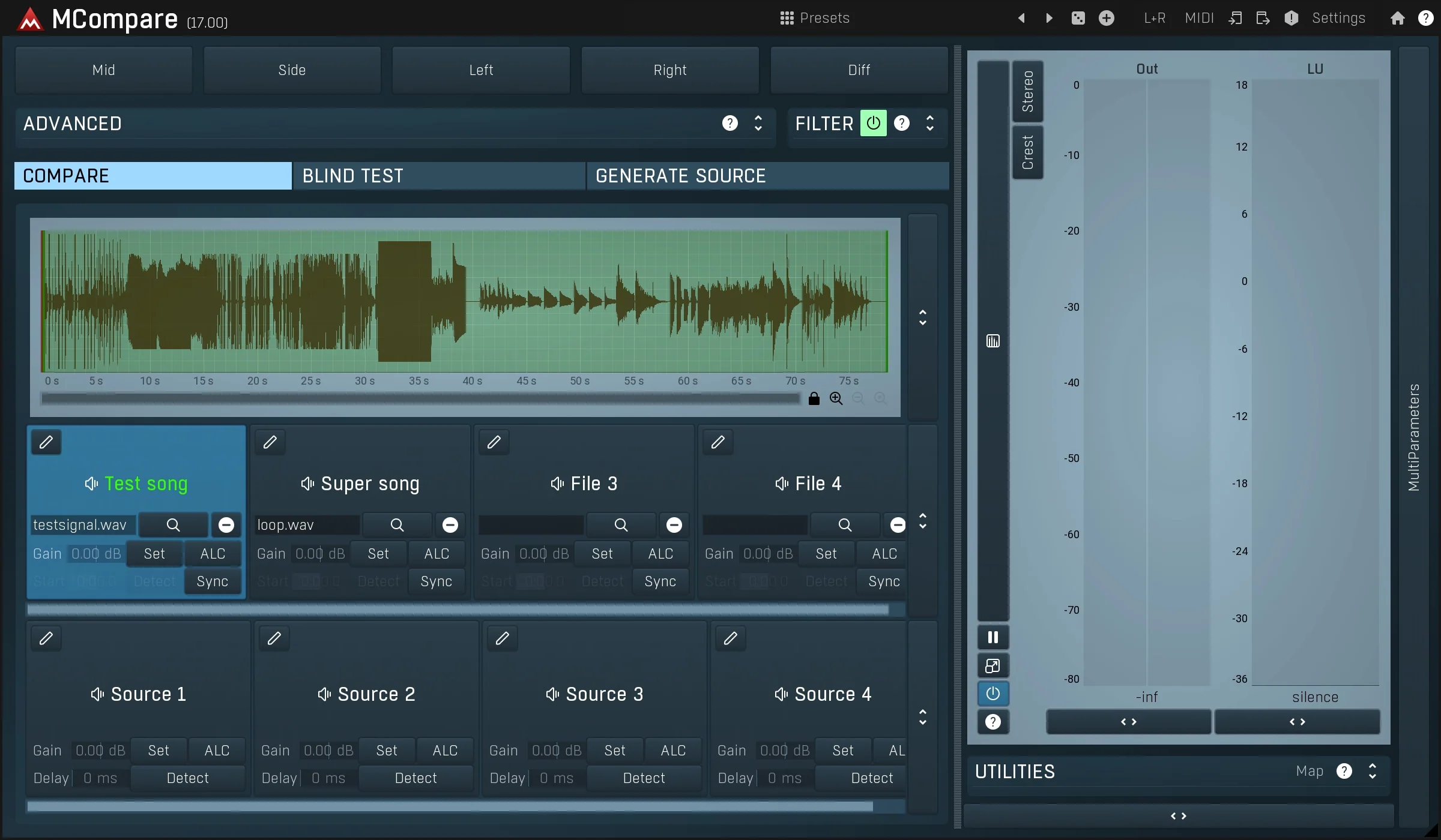 MELDA MCompare Analyzer – Professional Audio Software & Plugin