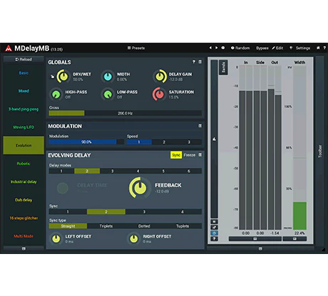 MELDA MDelayMB Delay – Professional Audio Software & Plugin - Image 2