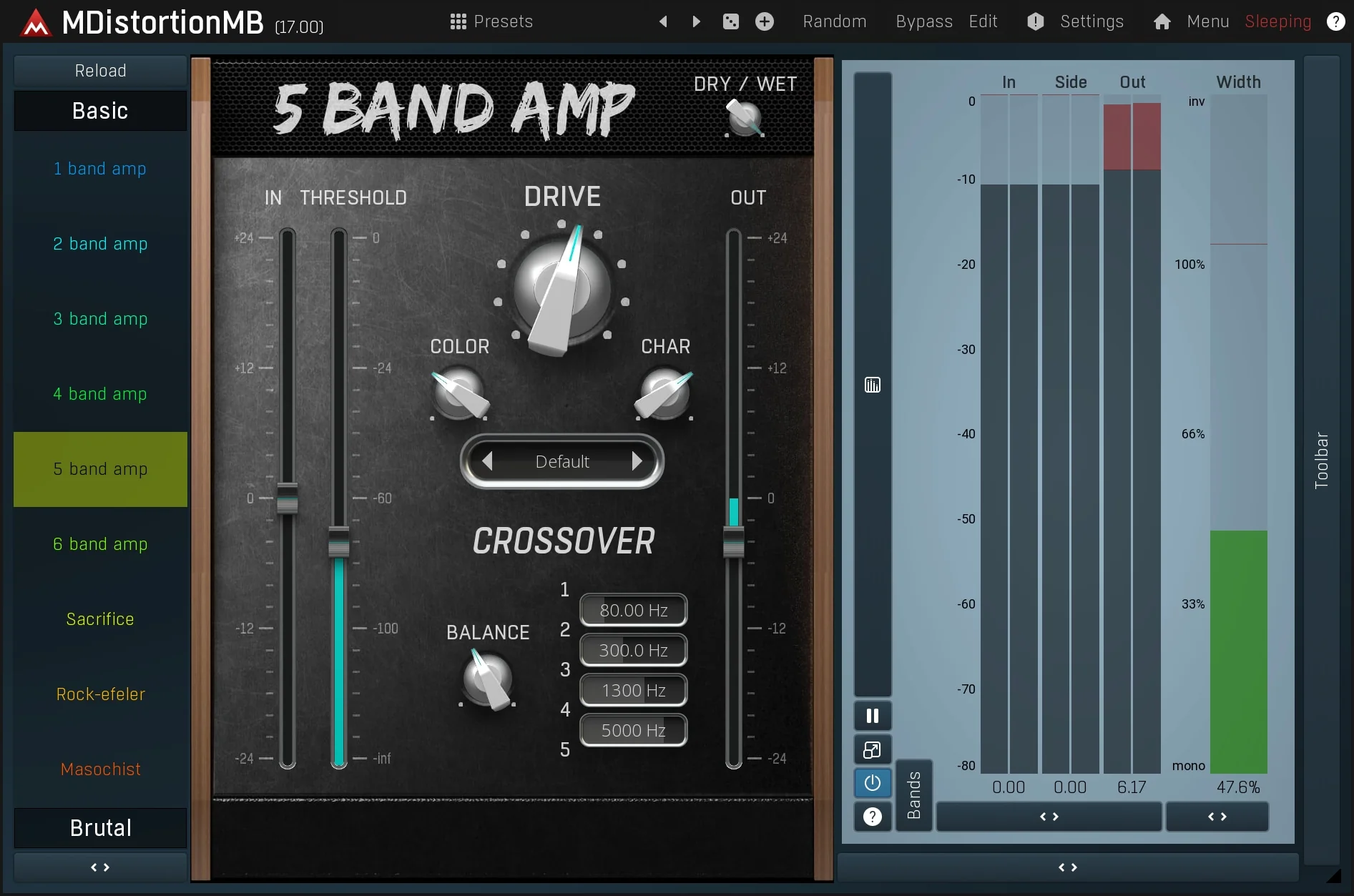 MELDA MDistortionMB Distortion – Professional Audio Software & Plugin