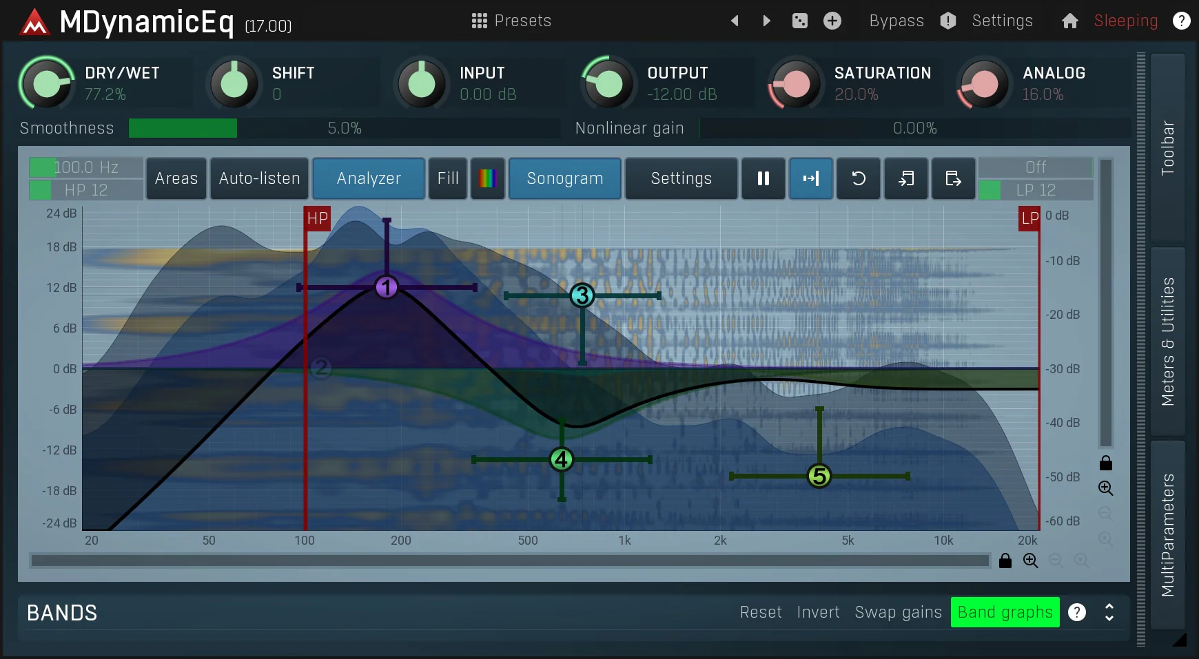 MELDA MDynamicEq Dynamic Equalizer – Professional Audio Software & Plugin