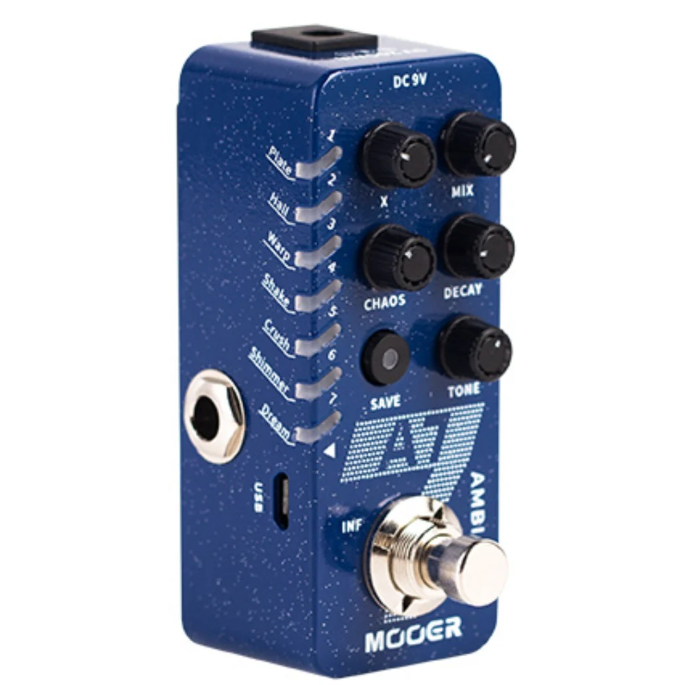 Mooer A7 Ambiance Digital Reverb Effect Pedal - Image 3