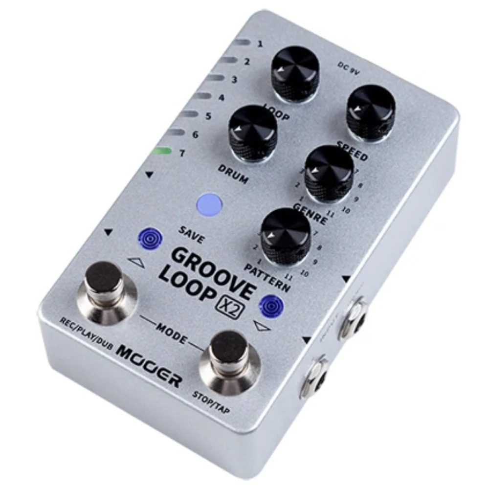 Mooer Groove Loop X2 Stereo Looper & Drum Machine Pedal - Image 7