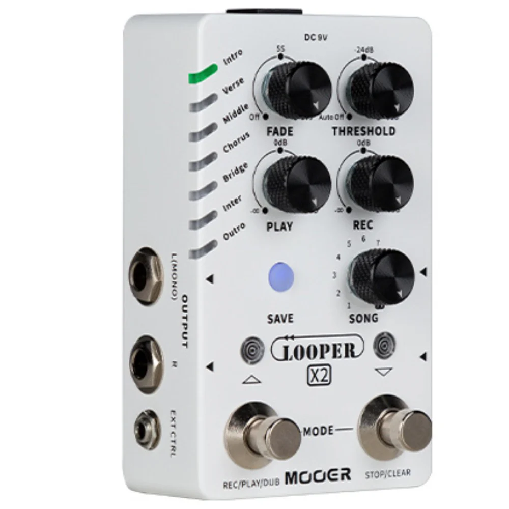 Mooer Looper X2 Stereo Effect Pedal - Image 5