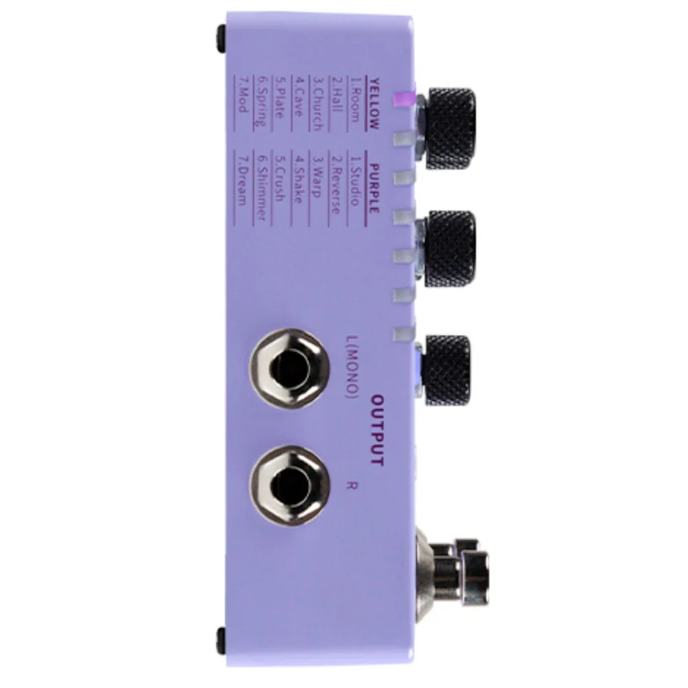 Mooer R7 Reverb X2 Dual Footswitch Stereo Reverb Pedal - Image 4