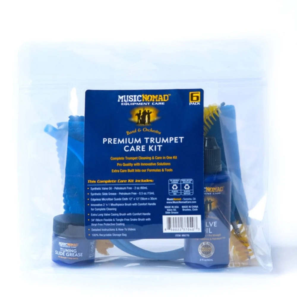 Music Nomad MN770 Premium Trumpet Care Kit - 6 Piece - Image 9