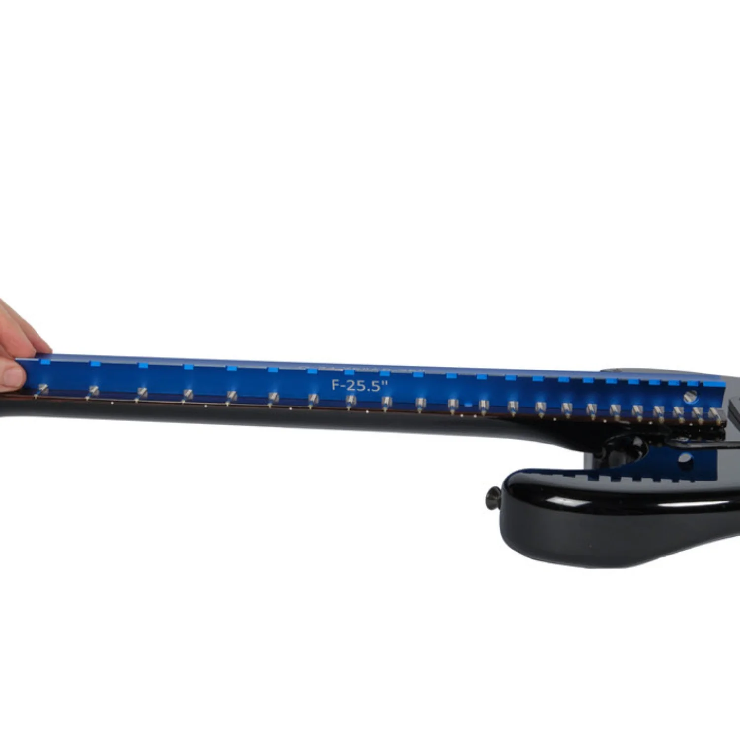 Music Nomad MN821 Tri-Beam 3 'n 1 Dual Notched Straightedge & Precision Straightedge - Image 12
