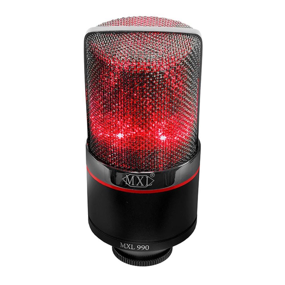 MXL 990 BLAZE LED Large Diaphragm Condenser Microphone- Black - Image 3