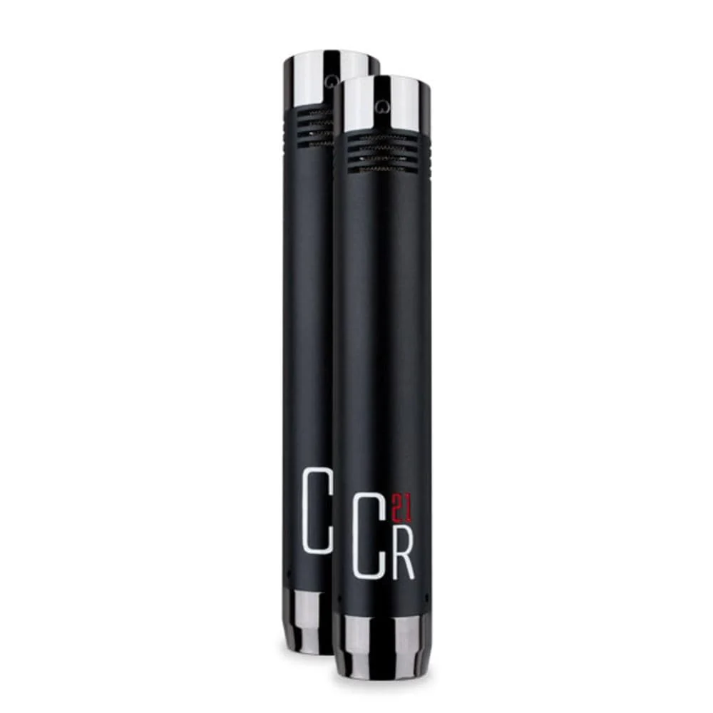 MXL CR21 Pair Instrument Condenser Microphones - Matte Black