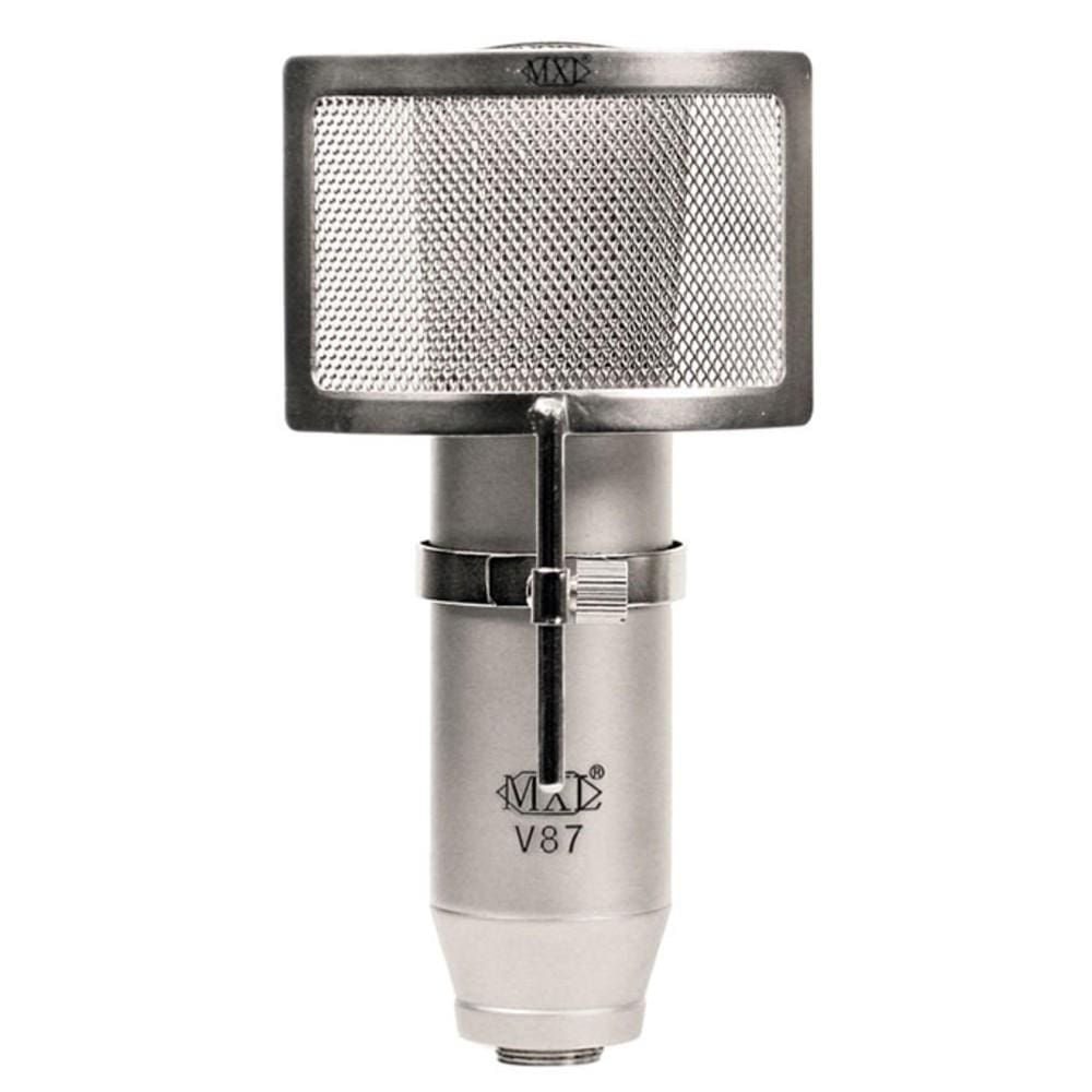 MXL V87 Nickle Plated Low Noise Condenser Microphone - Silver - Image 2