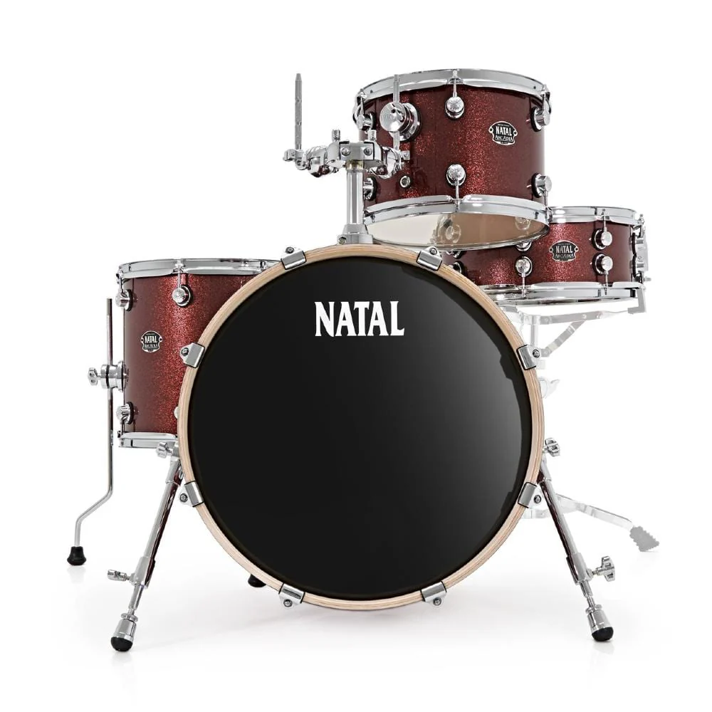 Natal Arcadia Birch Series Traditional Jazz TJ 4 Piece Shell Pack Acoustic Drum Kit - Image 10