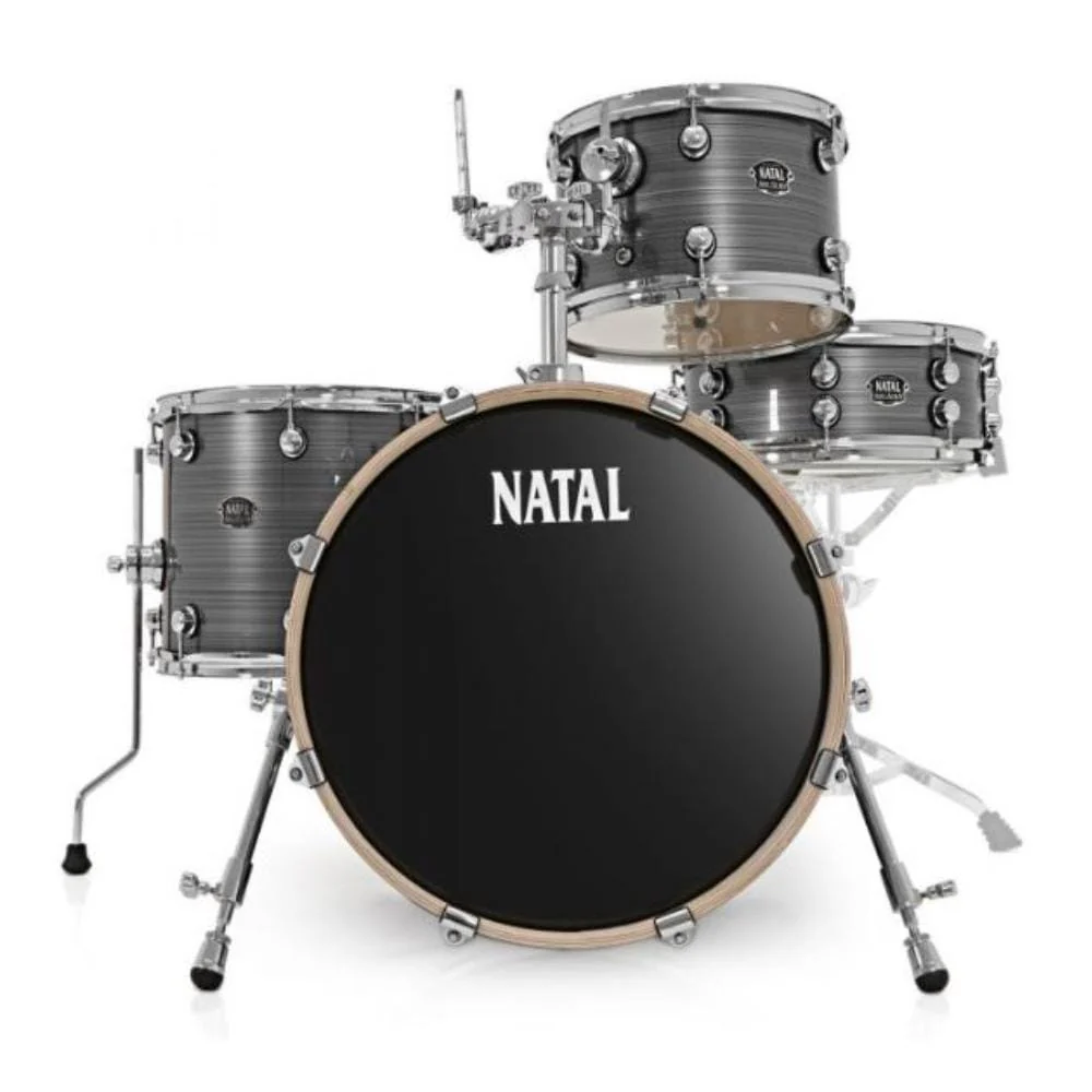 Natal Arcadia Birch Series Traditional Jazz TJ 4 Piece Shell Pack Acoustic Drum Kit - Image 6