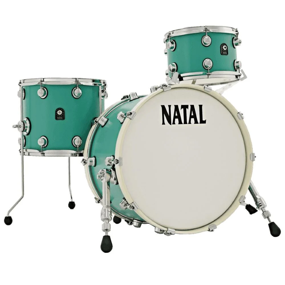 Natal Cafe Racer Series T20 3 Piece Shell Pack Acoustic Drum Kit - Image 2