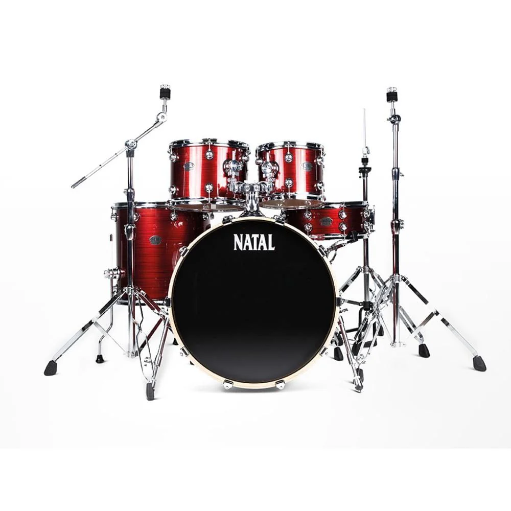 Natal KAR-UF22 Arcadia Series US Fusion 5-Piece Shell Pack Acoustic Drum Kit with Hardware & Stands - Image 11