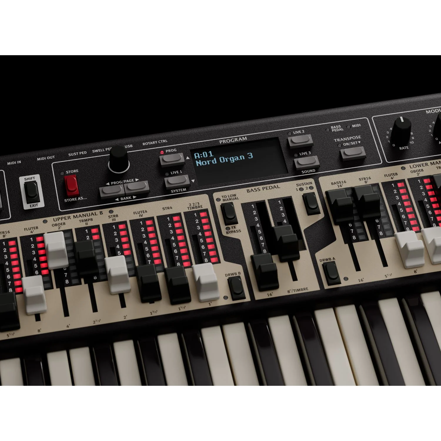 Nord Organ3 61 Key Dual Combo Keyboard - Image 4
