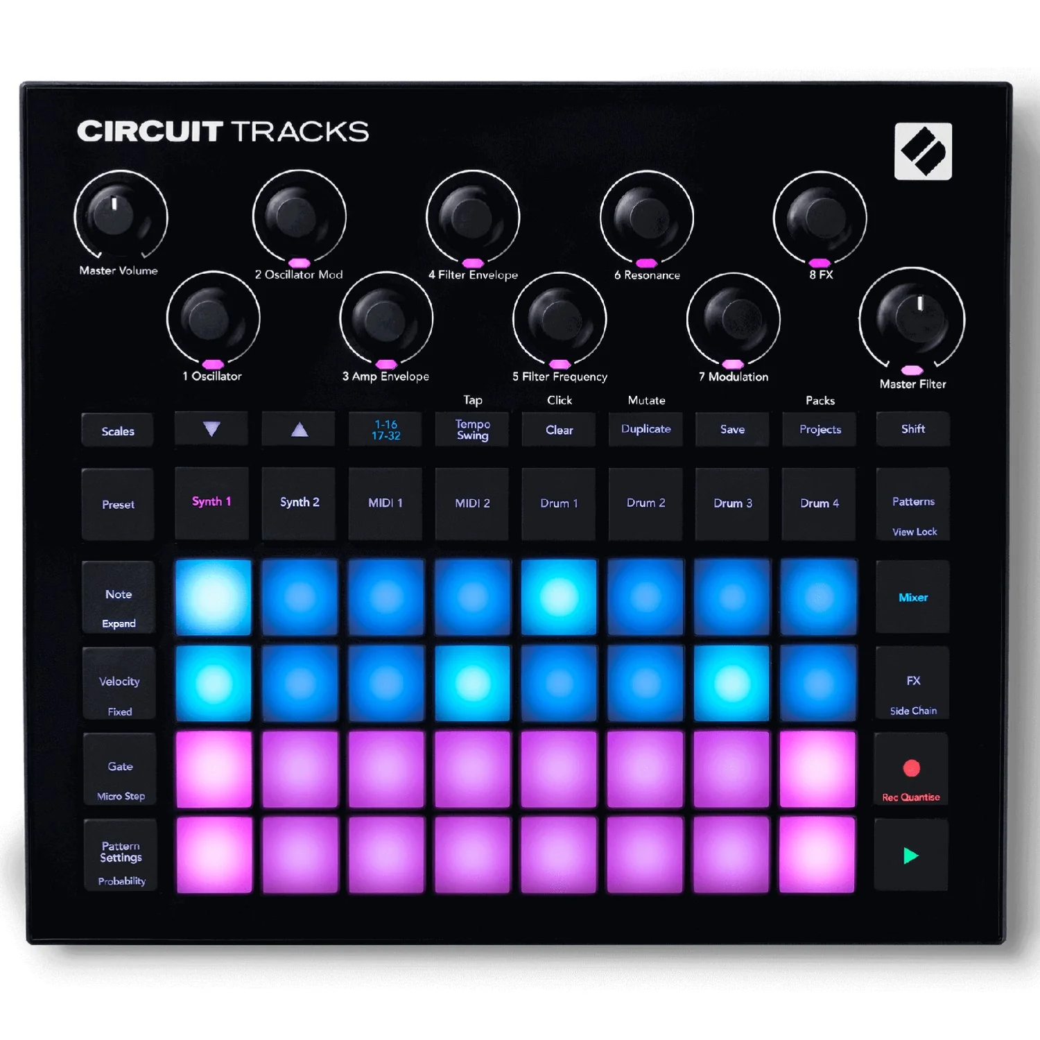 Novation Circuit Tracks Midi Synthesiser