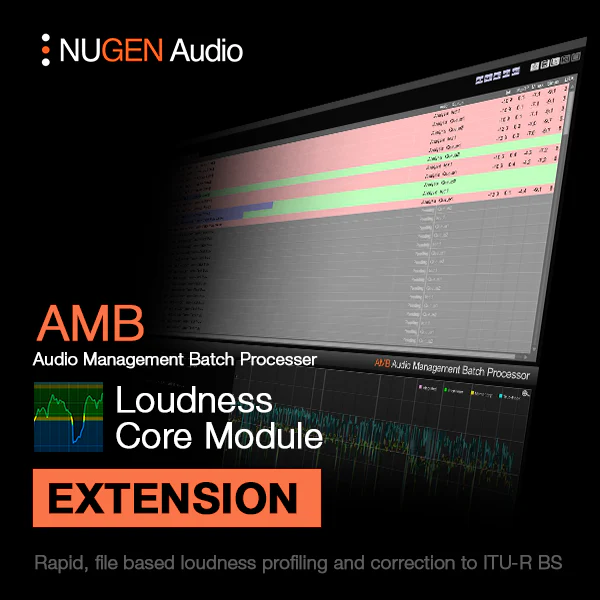 NUGEN AMB Loudness Module Loudness Meter – Professional Audio Software & Plugin