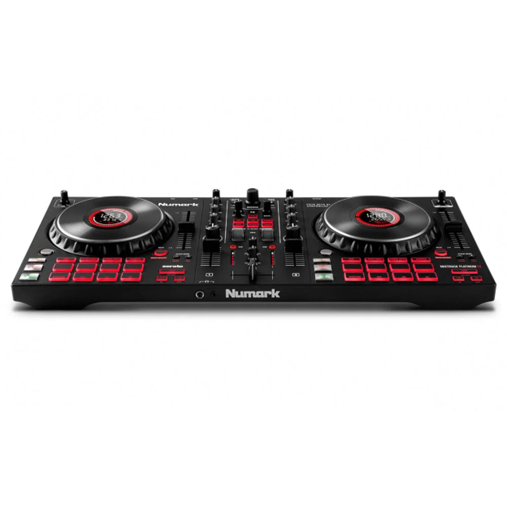 Numark Mixtrack Platinum FX 4-Deck Advanced DJ Controller with Jog Wheel Displays and Effects Paddles - Image 2