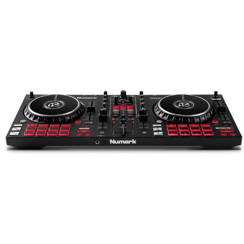 Numark Mixtrack Pro FX DJ Controller For Serato DJ With Effects Paddles- Black - Image 2
