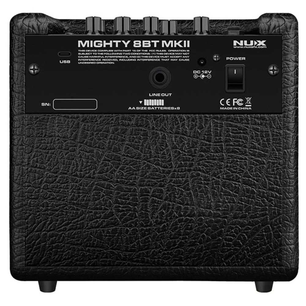 Nux Mighty 8BT MKII Portable Desktop Combo Guitar Amplifier - Image 4