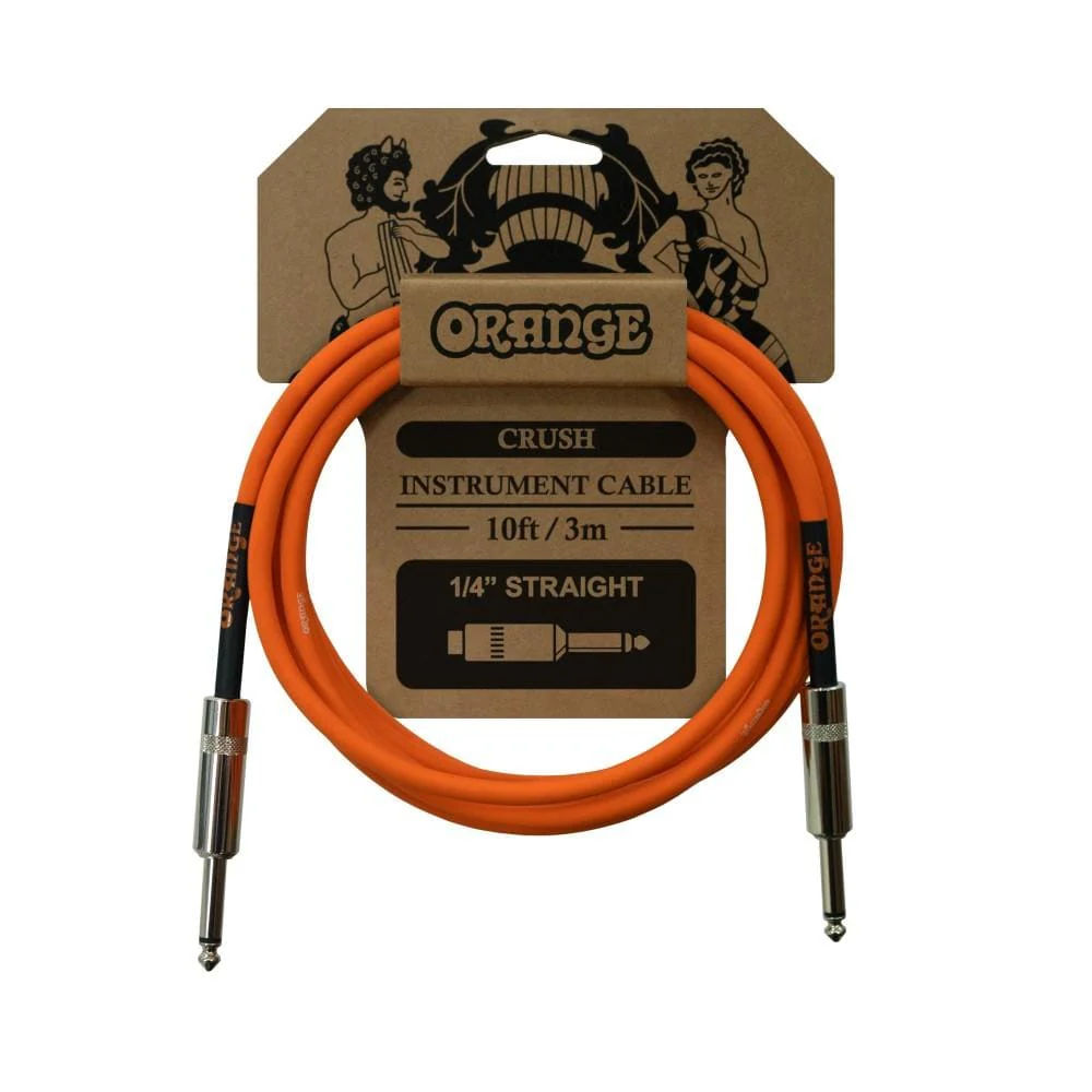 Orange CA Crush 10ft Instrument Cable