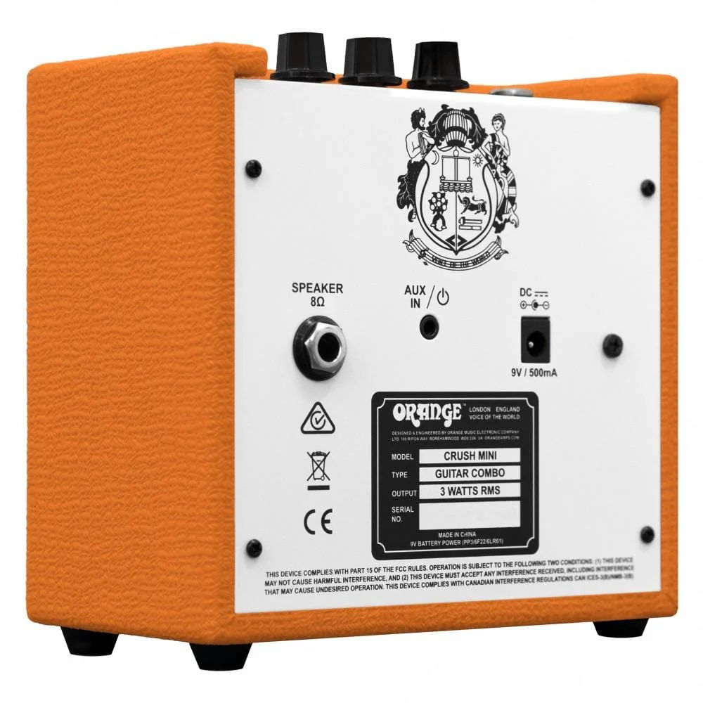 Orange Crush MINI 3W Solid State Combo Guitar Amplifier - Image 4