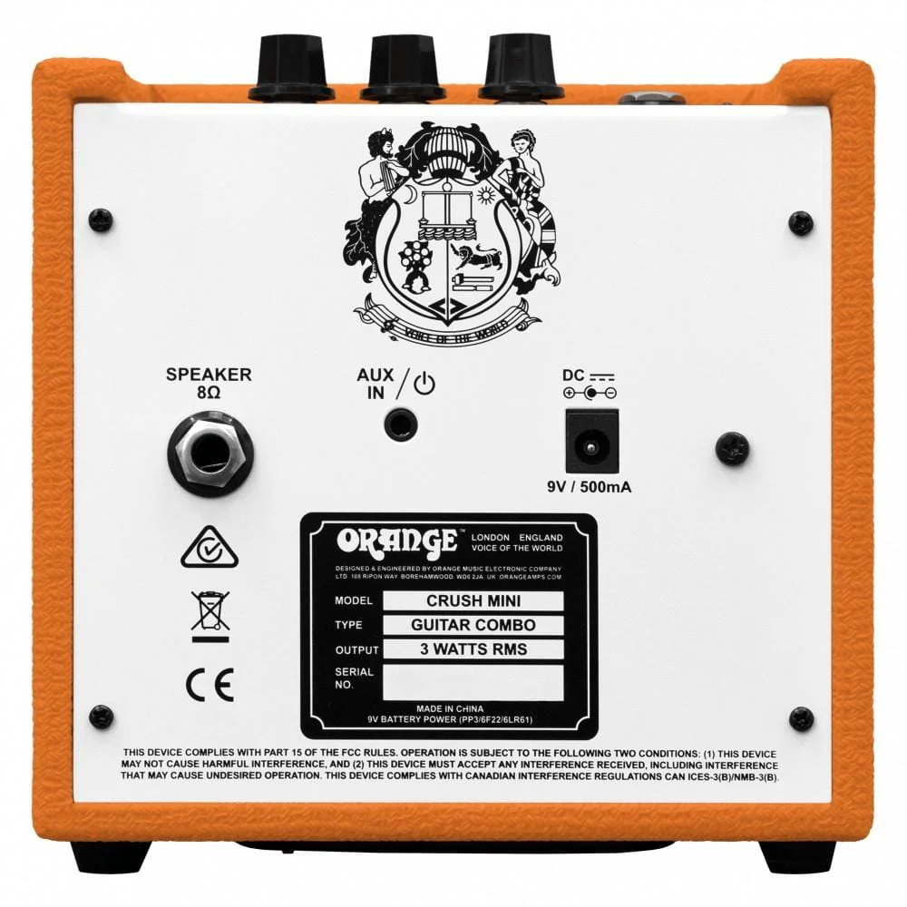 Orange Crush MINI 3W Solid State Combo Guitar Amplifier - Image 5