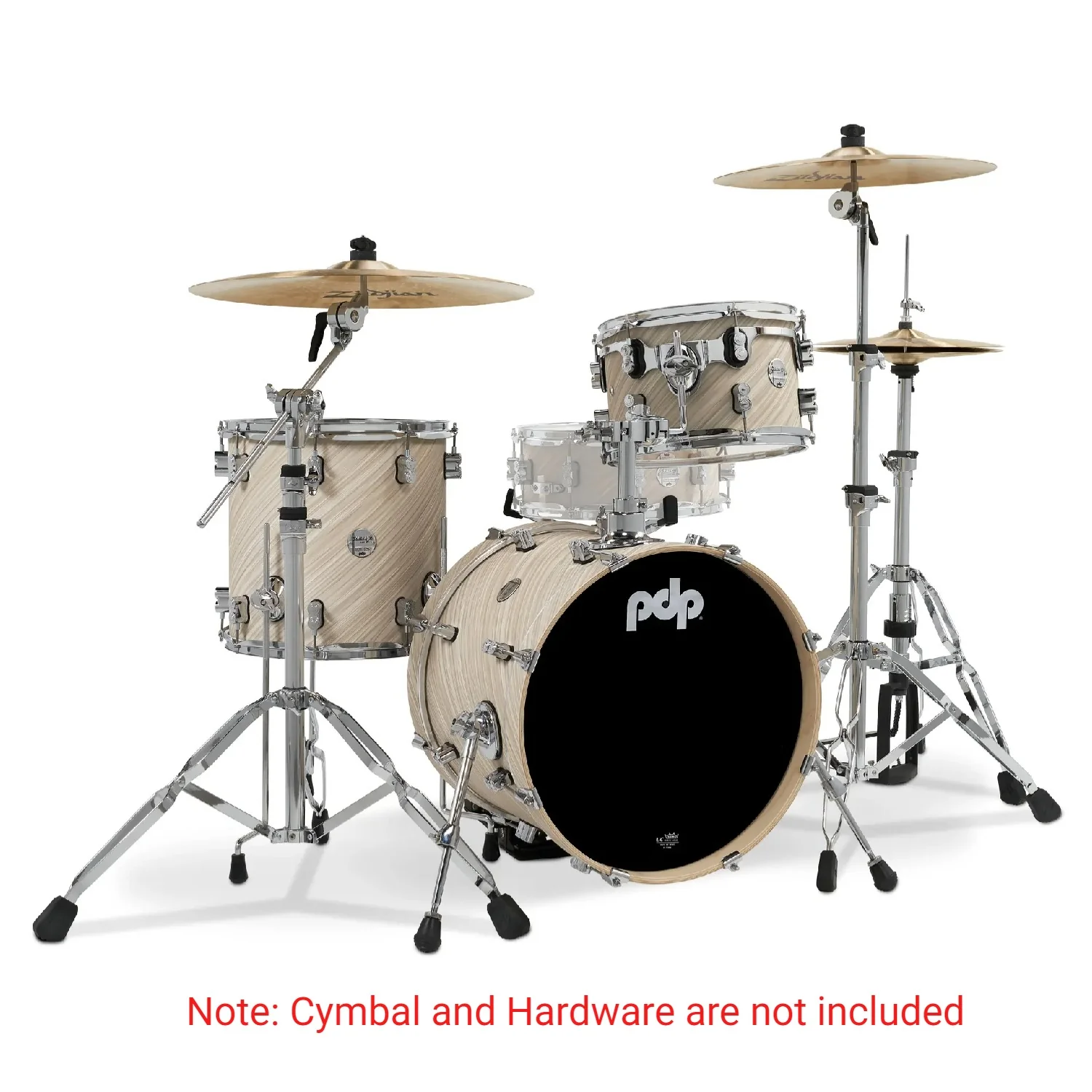 Pacific Drums And Percussion 18" 3pc Concept Maple Shell Pack Acoustic Drum Kit - Image 15