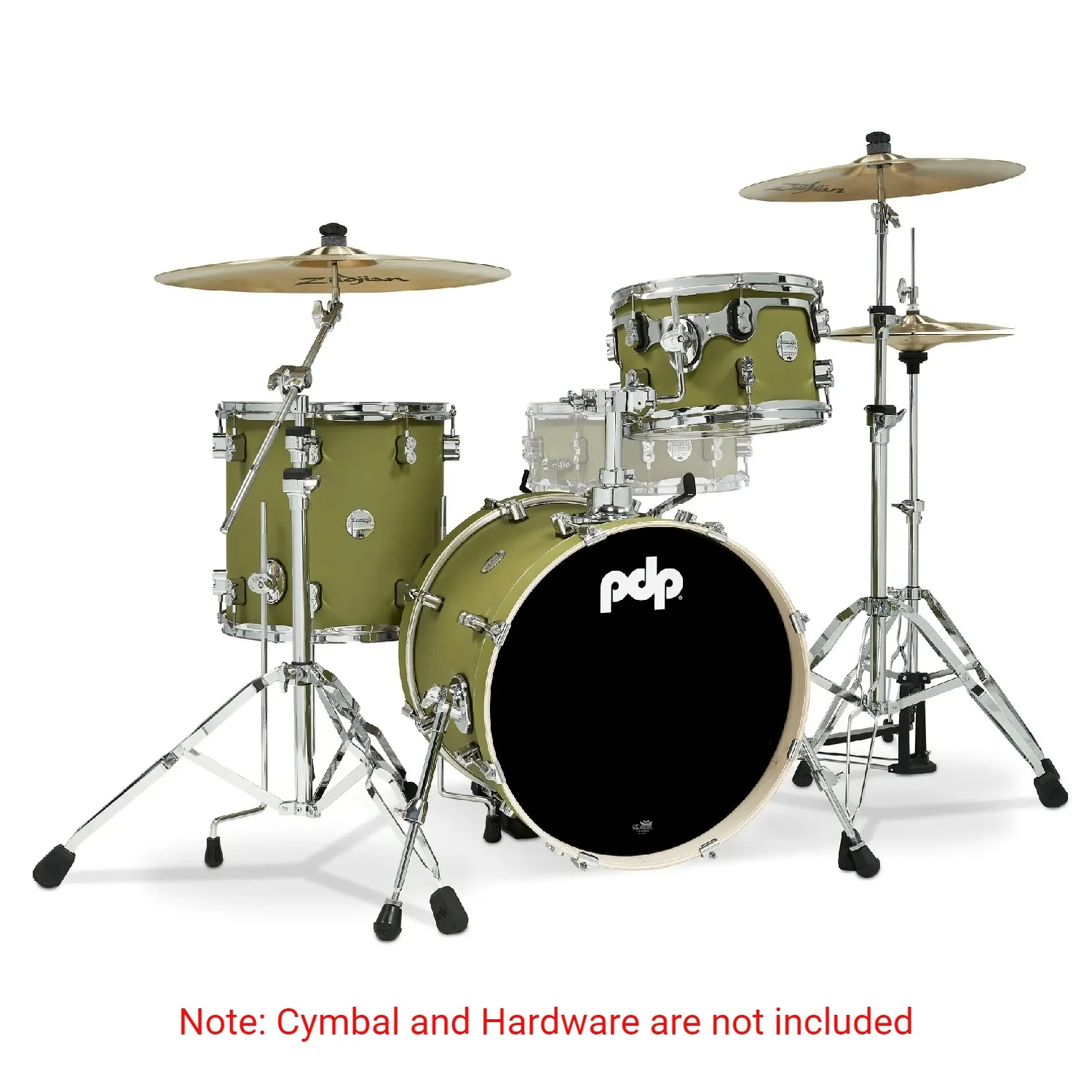 Pacific Drums And Percussion 18" 3pc Concept Maple Shell Pack Acoustic Drum Kit - Image 2