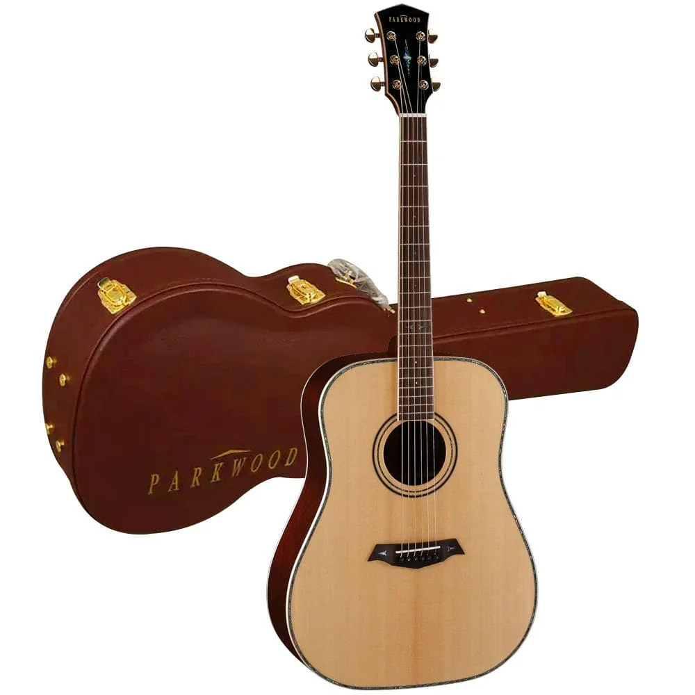 Parkwood P810ADK Dreadnought Acoustic Guitar with Case