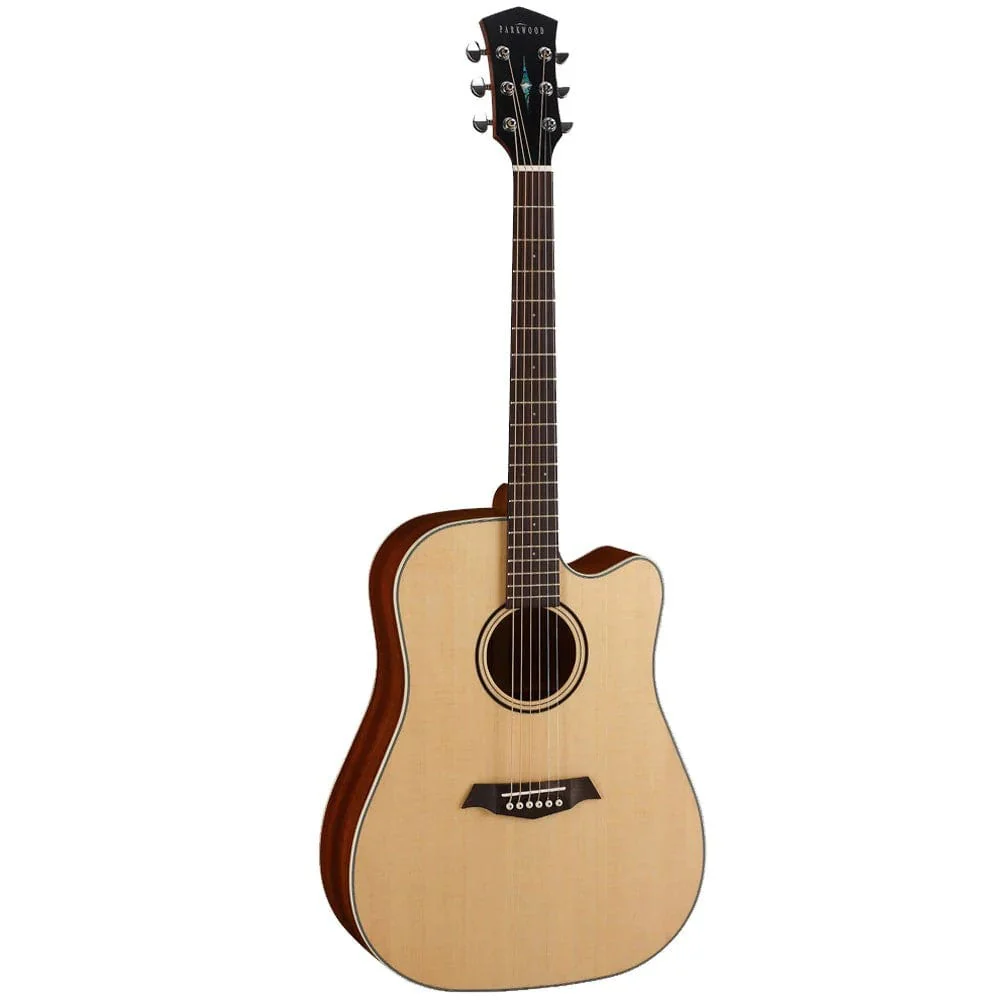 Parkwood S26 GT Dreadnought Cutaway Electro Acoustic Guitar with Gigbag - Image 2