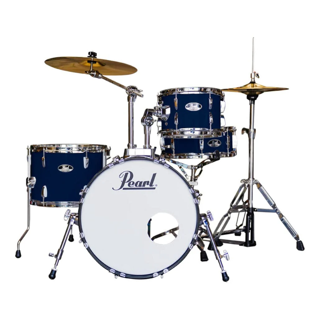 Pearl Roadshow 4 Piece Drum Set with Stands & Cymbals - Image 4
