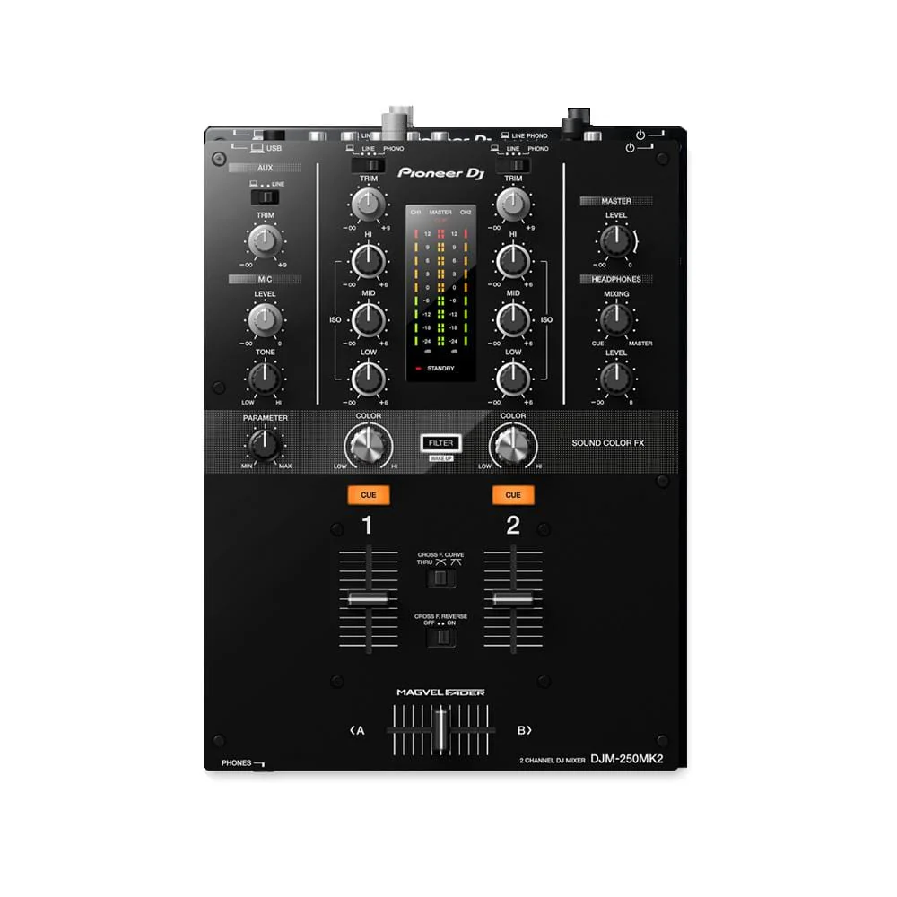 Pioneer DJM 250 MK2 2-Channel Digital Mixer