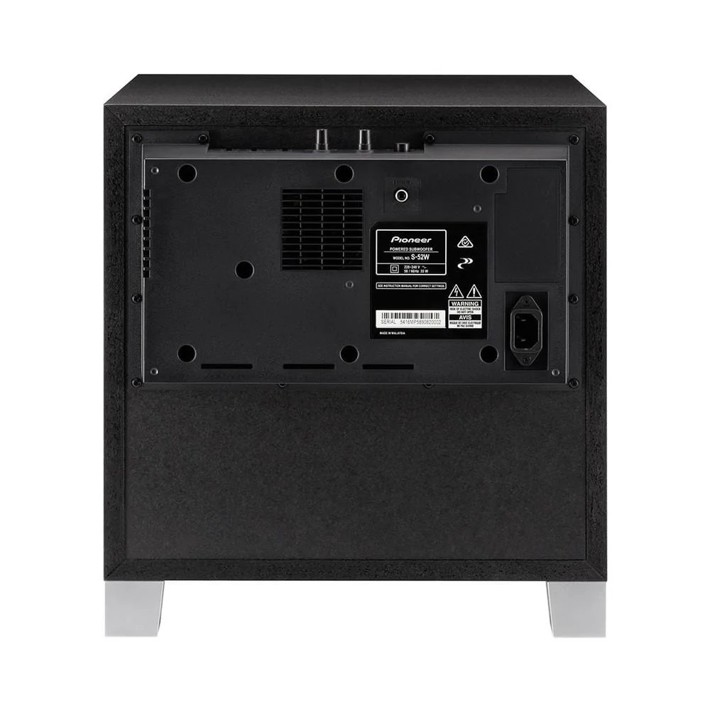 Pioneer S-52W Subwoofer- Black - Image 3