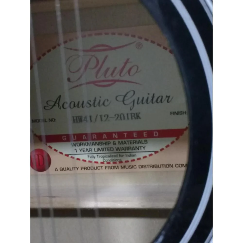 Pluto HW41-12-201 12-String Jumbo Acoustic Guitar - Image 5