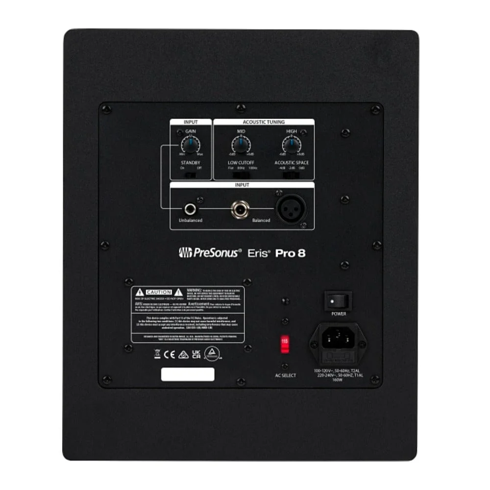 Presonus Eris Pro 8 2-Way Biamped Active 8-Inch Coaxial Studio Monitors - Image 3