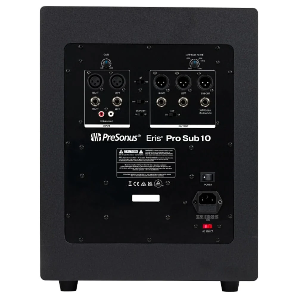 Presonus Eris Pro Sub 10 Active Front Firing Powered Studio Subwoofer - Image 3