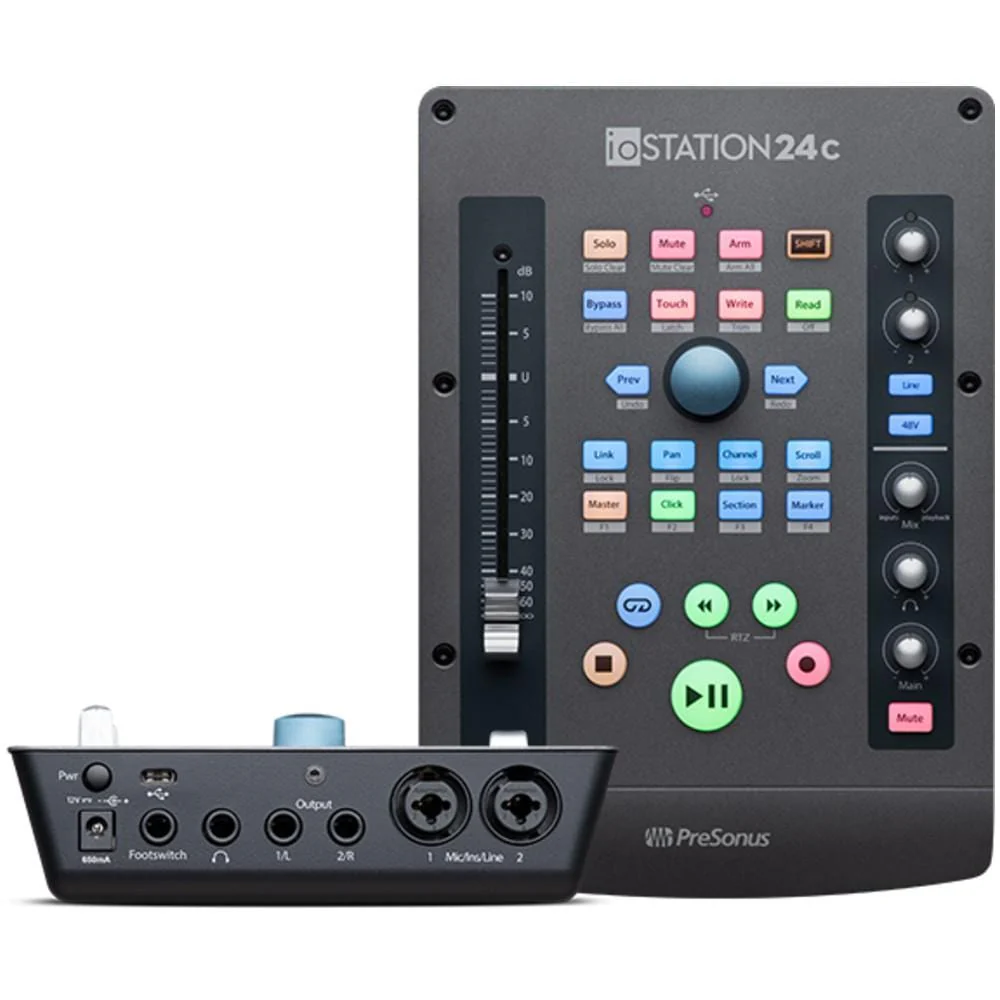 Presonus ioStation 24c 2x2 USB-C Compatible Audio Interface & Production Controller