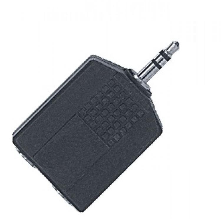 Proel AT148 6.3mm Stereo Jack Female Socket to 3.5mm Stereo Jack Male Plug
