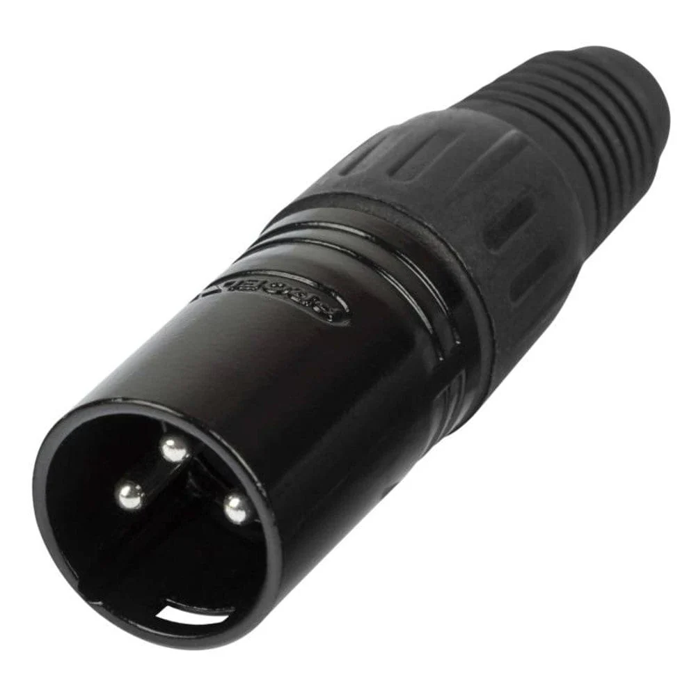 Proel XLR3MVBK 3 Pole XLR cable Mount Male Plug - Image 2