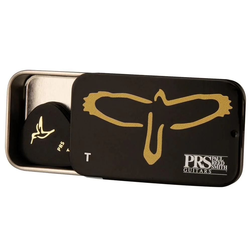 PRS Gold Birds Assorted in Tin Thin Guitar Pick - Box of 12 Pcs - Image 2