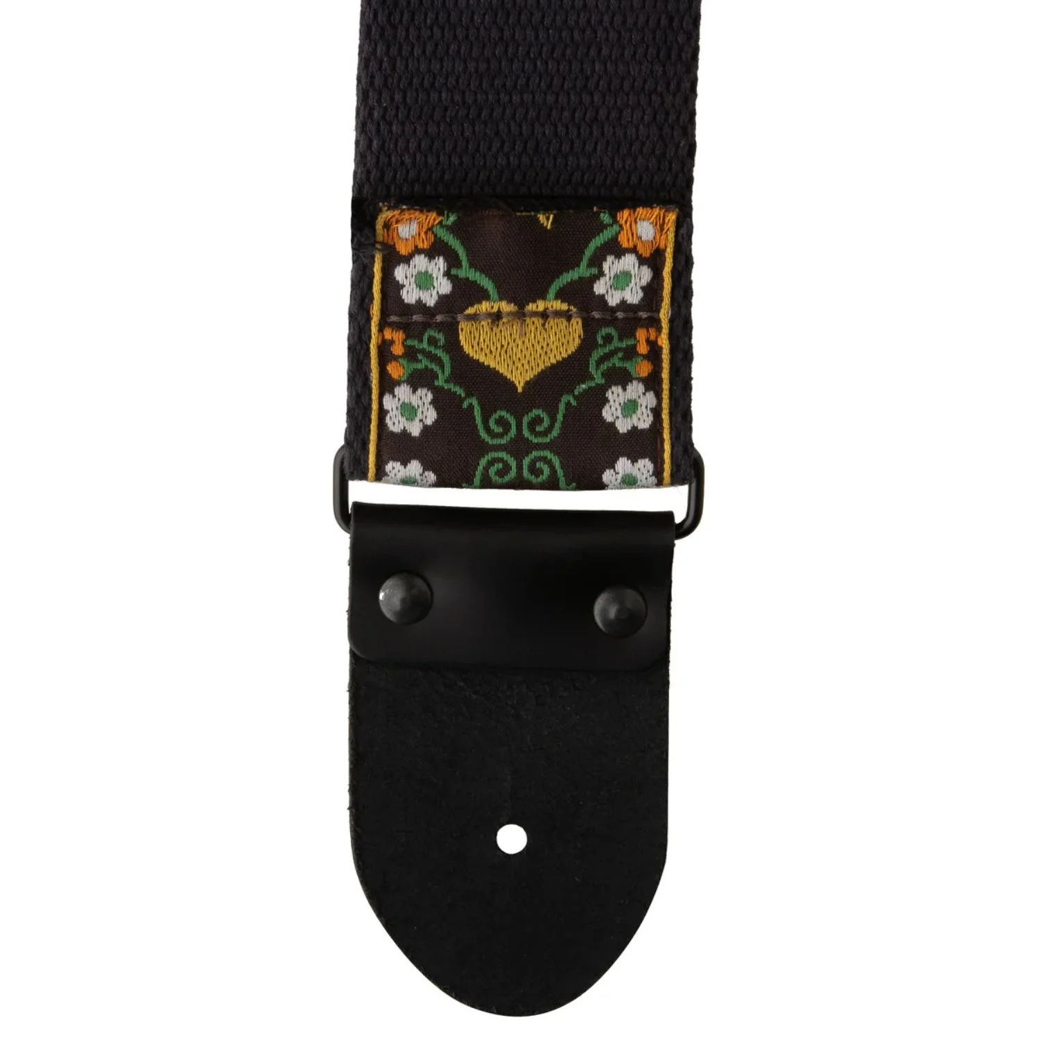 PRS Retro 2.5" Fleur Guitar Strap - Floral Yellow - Image 2