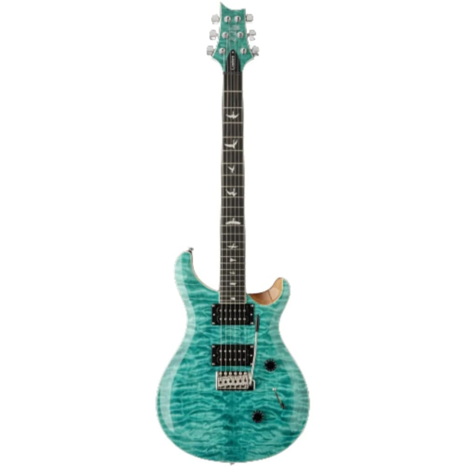 PRS SE Custom 24 Quilt 6 String Electric Guitar - Image 4