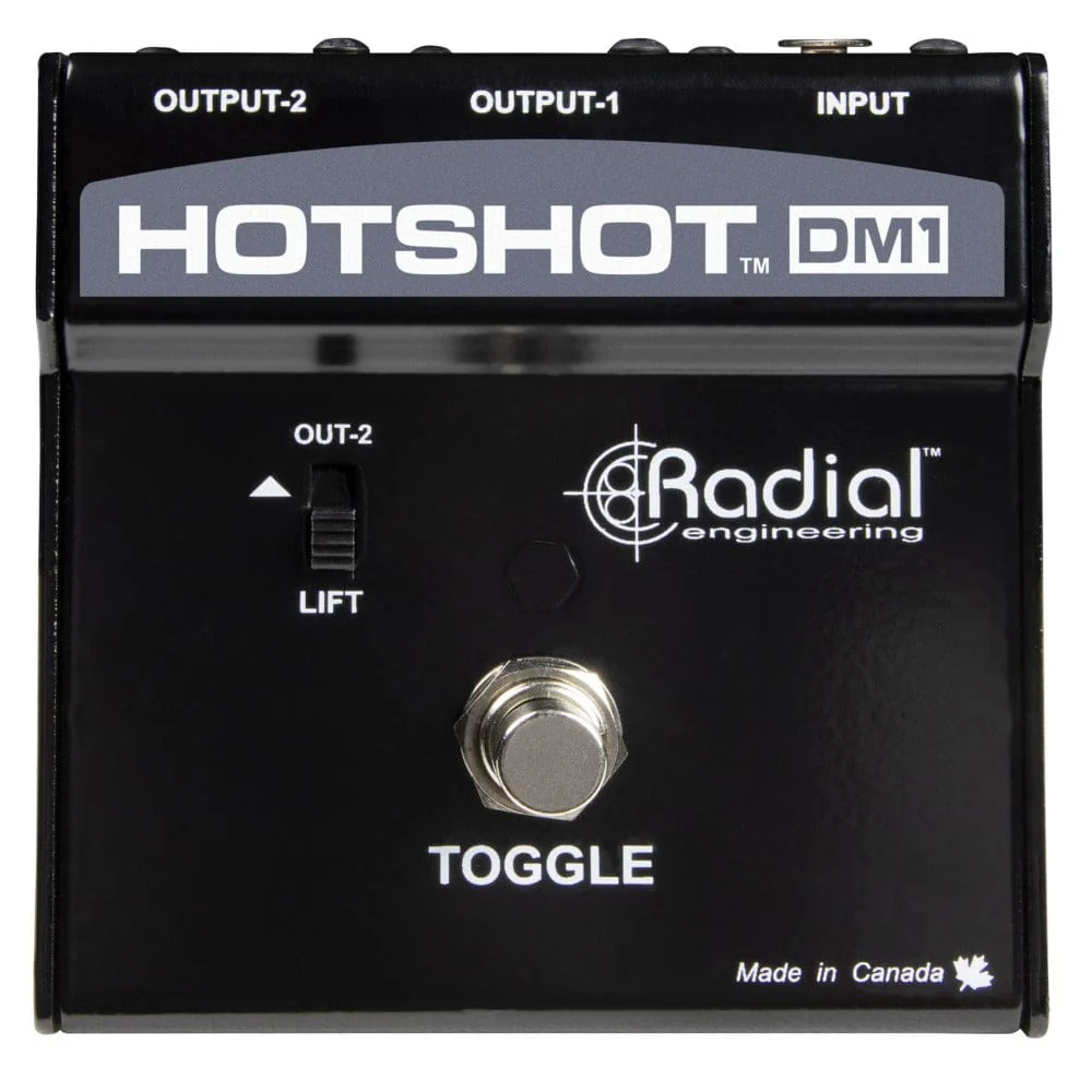 Radial HotShot DM-1 Dynamic Microphone Output Selector / Mute Switch